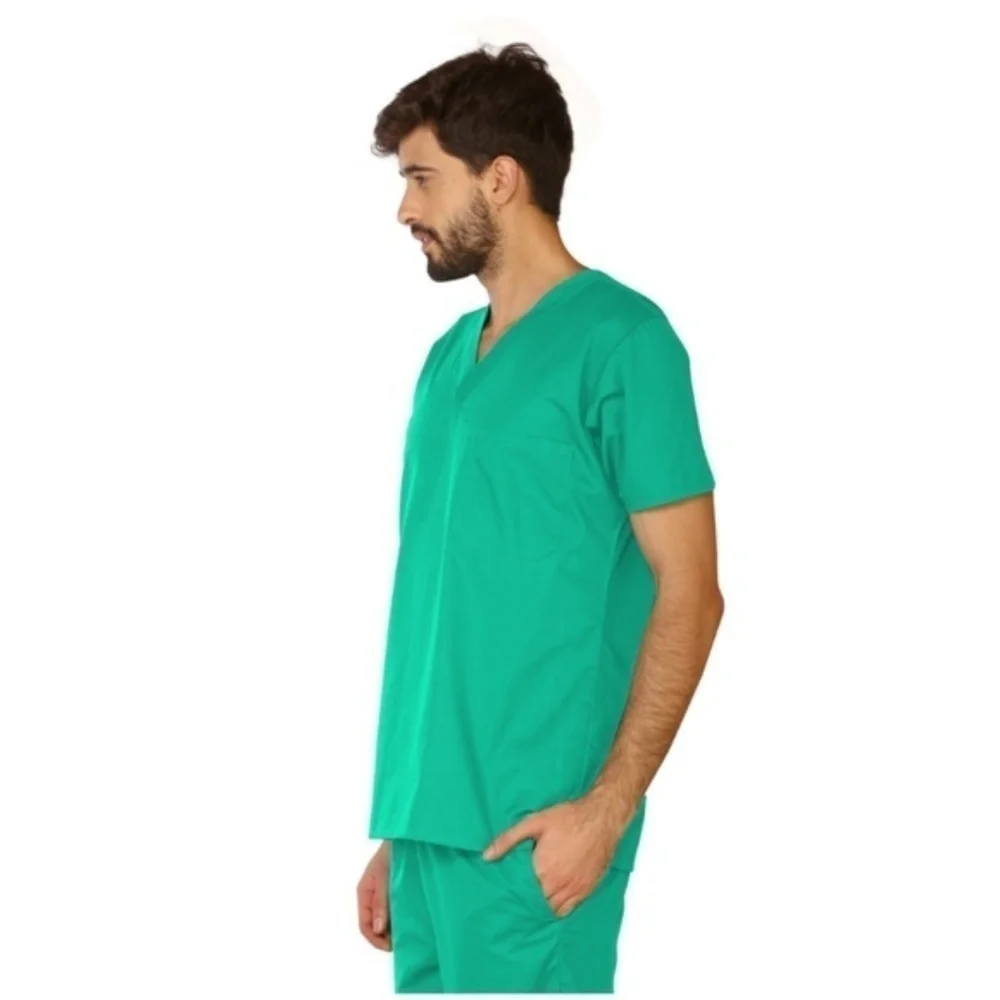 Premium Unisex Scrub Top Size XL Jade Antimicrobial NWT